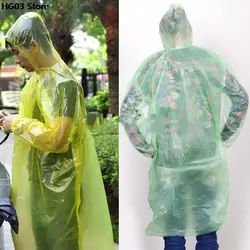 Disposable Raincoat Adult Emergency Waterproof Hood Poncho Travel Camping Must Rain Coat Unisex 2020