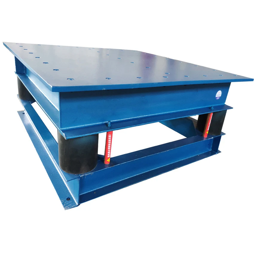 Electric Vibrating Shaking Table For Building Materials Paver Vibrating Table With External Motor Core Components