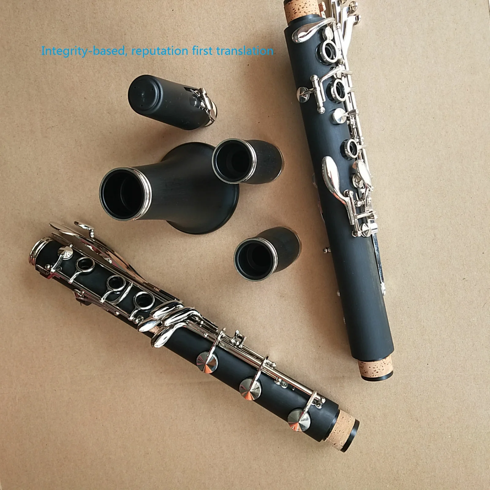 French Clarinet with Case, G Key, Hard Rubber, Good Material and Sound