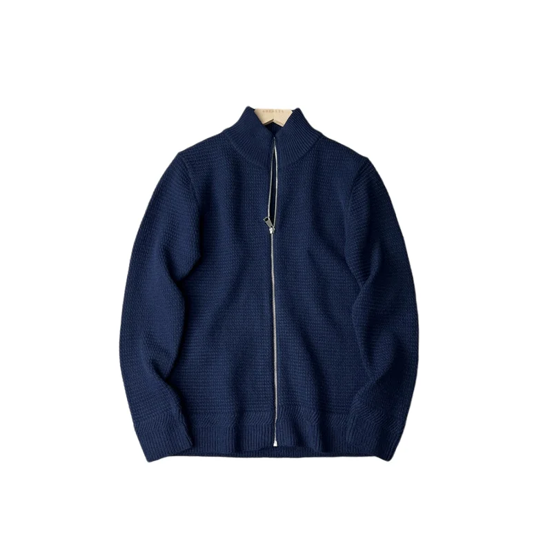 

Pine Pattern Zipper Knitted Sweater Men's Faion Urban Sle Regular Sve Length Long Sve Autumn Season Zipper Dec...