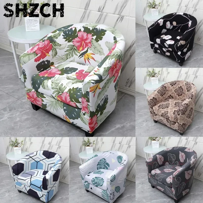 Armchairs Chair Covers Stretch Single Sofa Slipcover Sofa Couch Cover for Bar Counter with Seat Covers Funda De Sofá Individual