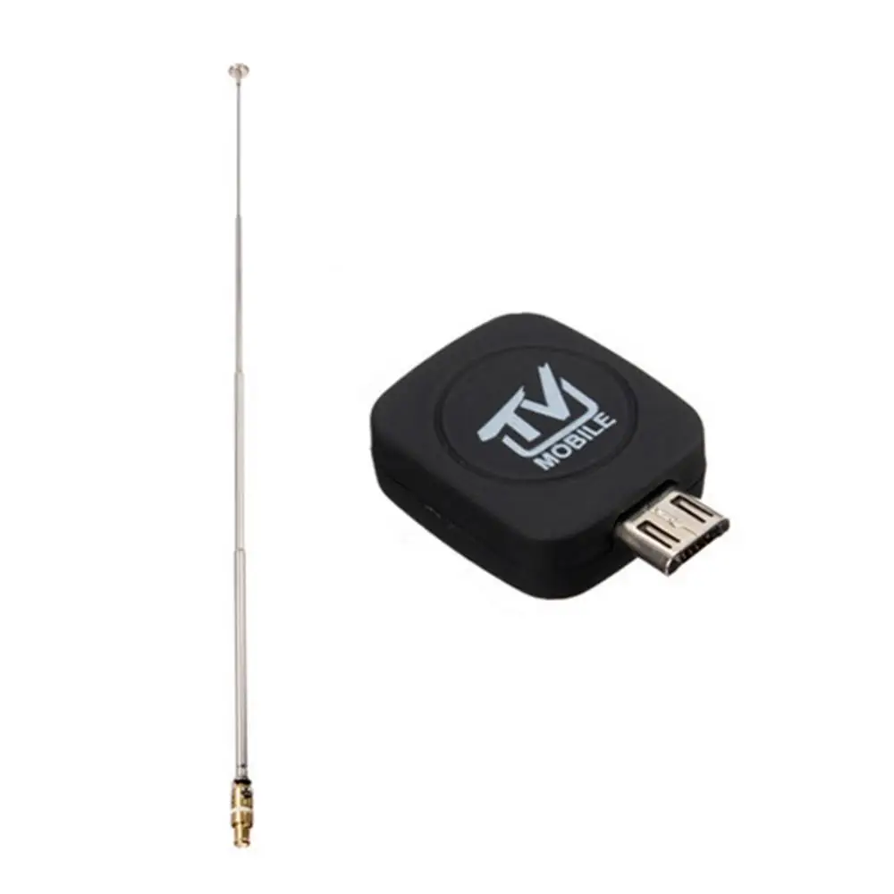 Receptor de TV HD con microantena, sintonizador de TV Digital móvil, USB, DVB-T2, DVB-T, para teléfono Android, tableta, Pad, TV, HDTV, Dongle