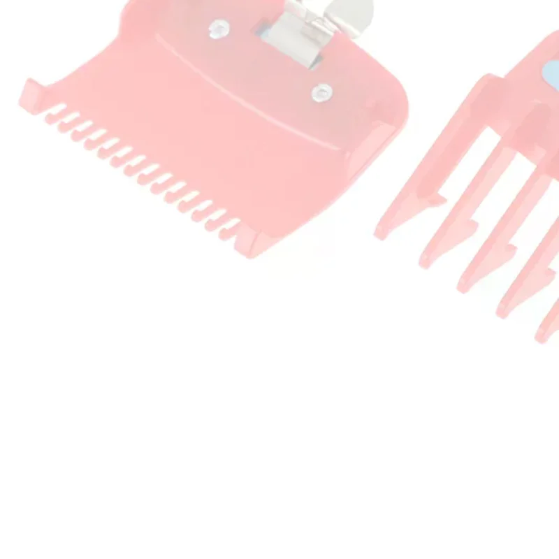 /YOV/Size Guide comb Red Attachment Comb Set with a Metal Holder Clipper 1.5+4.5mm