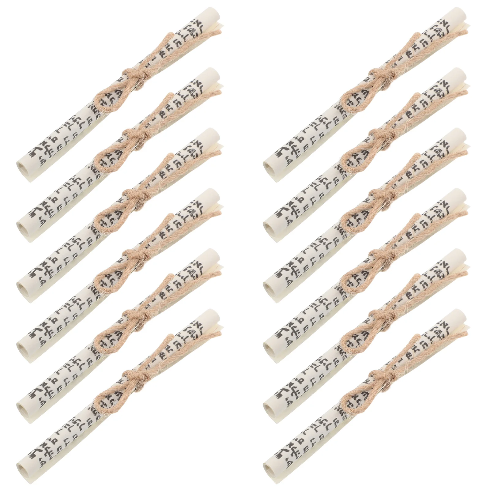 12 قطعة مذبرات الباب اليهودية Mezuzah مخطوطات نعمة ديكور المنزل الكتاب الديني زخرفة نعمة اليهودية الديكور