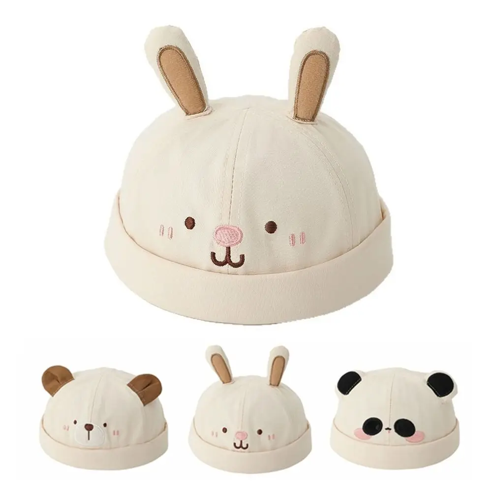 

Kawaii Cotton Kids Skullcap Adjustable Breathable Baby Beanie Hats Cartoon Sun Protection Toddler Sun Hat Toddler Wear