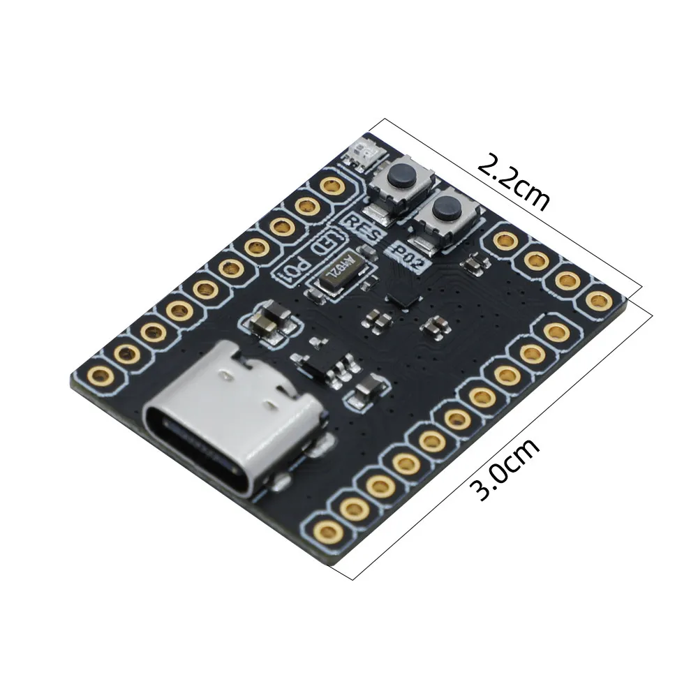 LILYGO T-HC32 small size MCU HC32L110B6 CSP16 development board