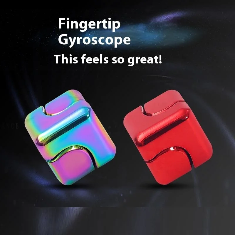 مكعب سبينر معدني متعدد الألوان: لعبة مكتب دوارة متعددة الألوان لتخفيف التوتر وتحسين التركيز، هدية للمكتب والبالغين