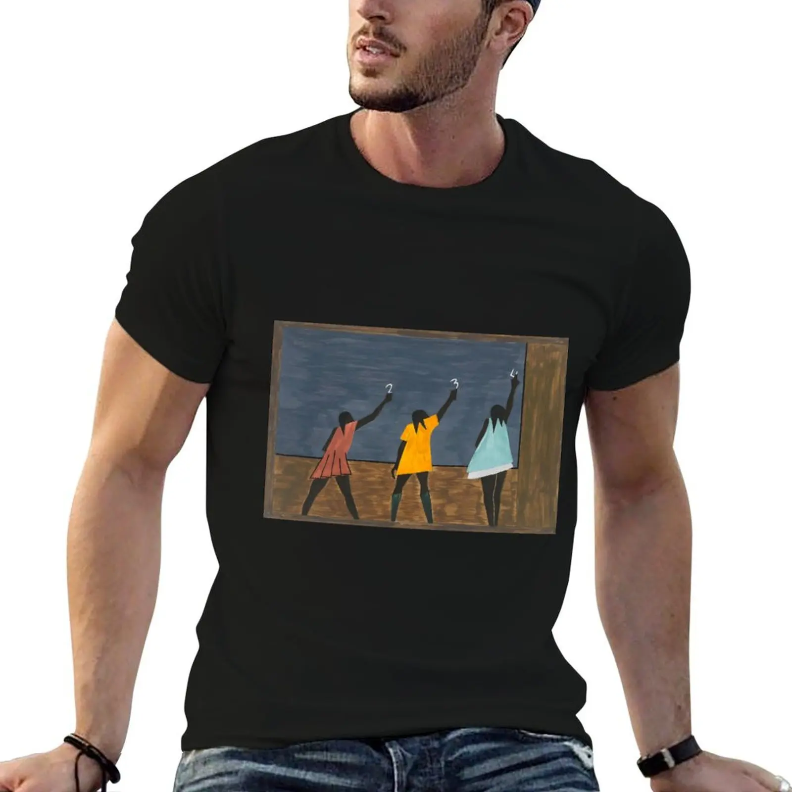 jacob lawrence T-Shirt Daily Wear Plain Short Sleeve Shirt