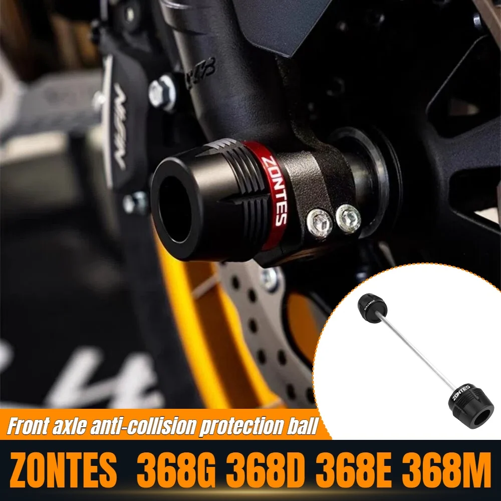 

Compatible with ZONTES 368G 368D 368E 368M motorcycle front wheel fork slider shaft anti-collision protection cover