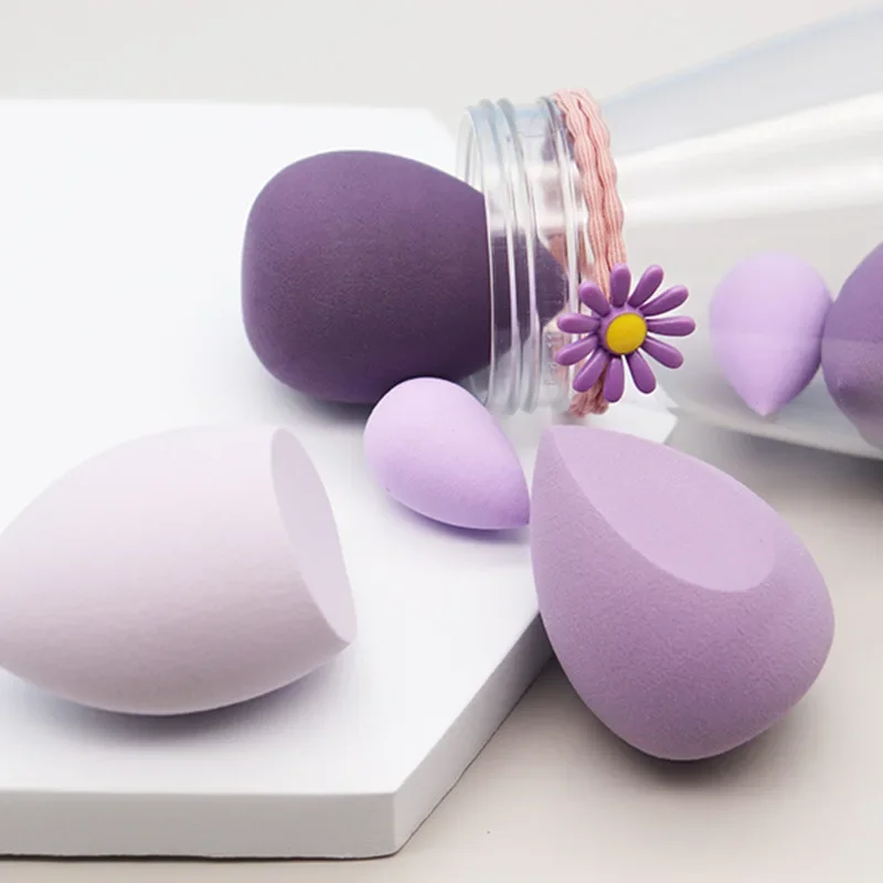 7PCS Drift Bottle Beauty Egg Set Wet and Dry Dual Water Gourd Makeup Puff Foundation Concealer Sponge Makeup Egg Makeup Tools