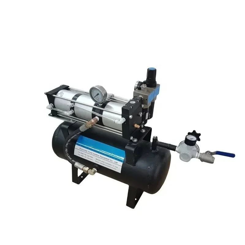 Hot Selling Air Driven Pressure Air Booster Pump With 40L Air Tanks