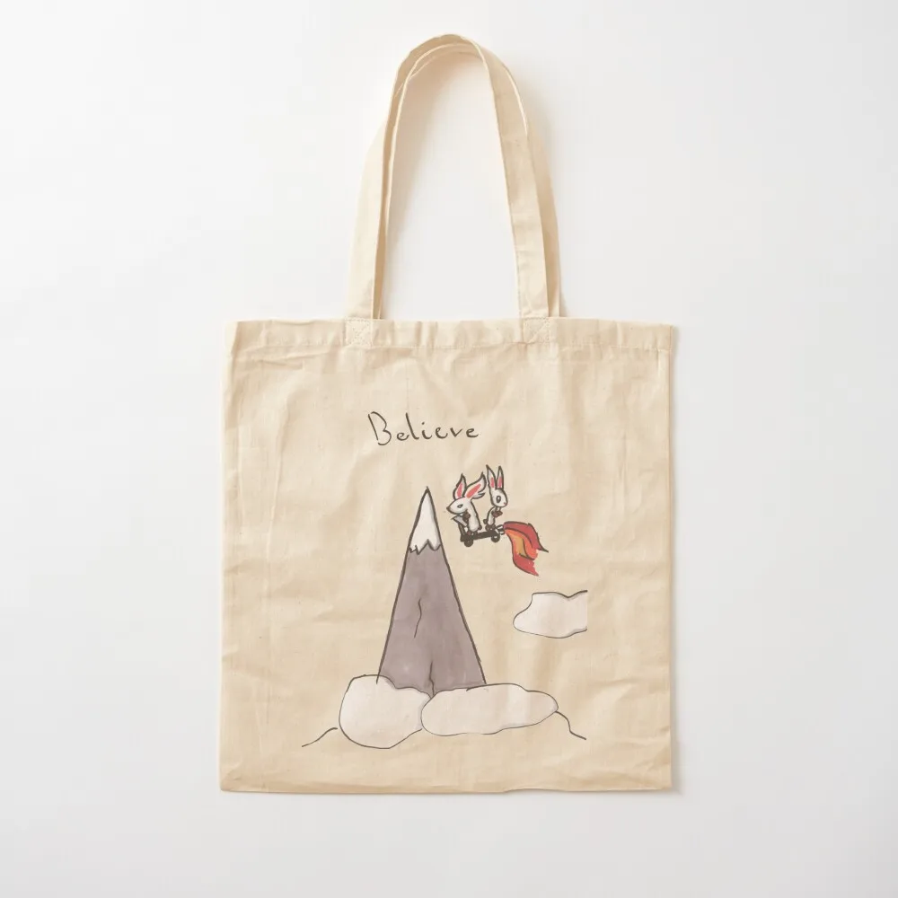 

Bunny Believe Tote Bag Beach bag Large bags for women Fabric bag