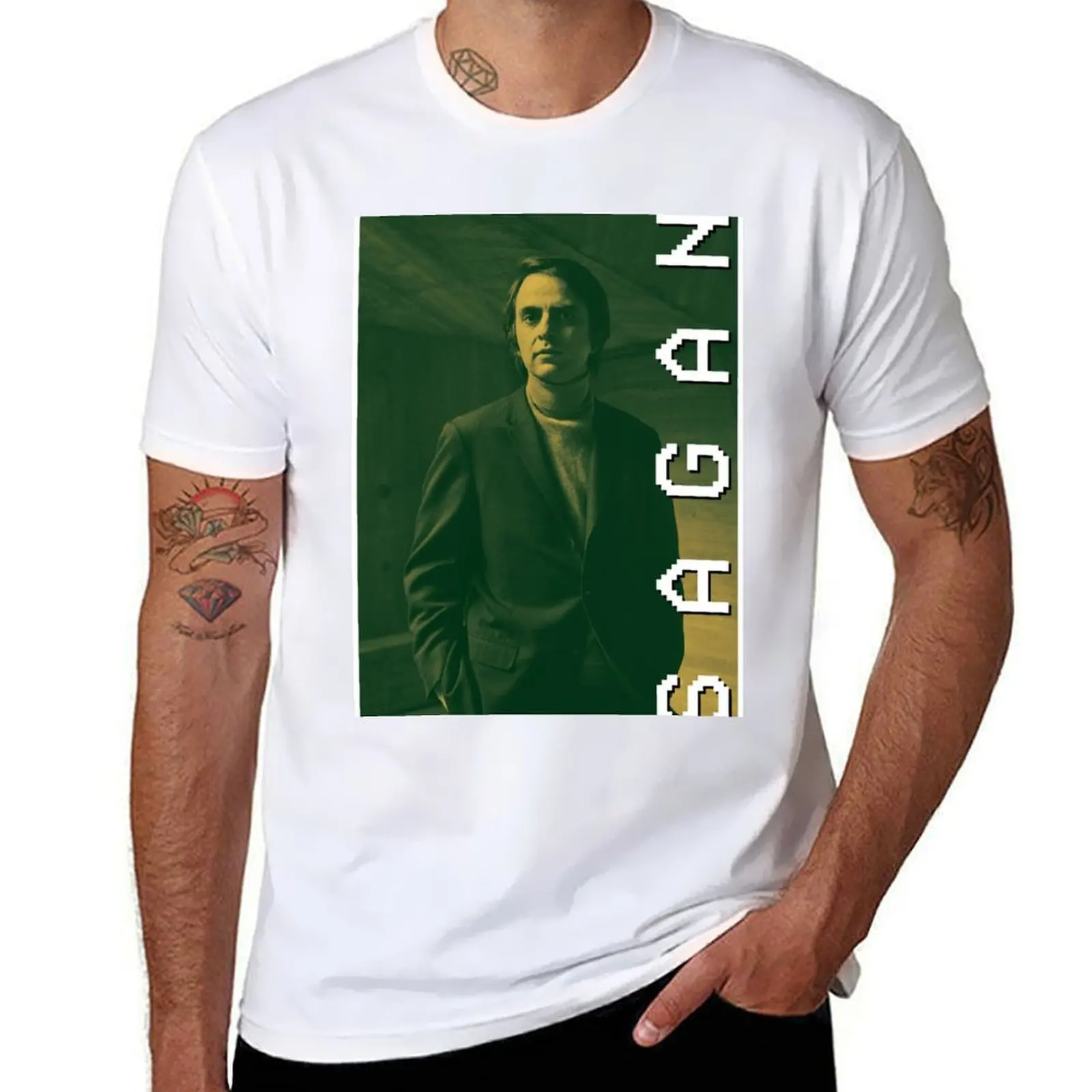 

Carl Sagan VHS T-Shirt anime t shirts for man t shirts for man pack white T-Shirt