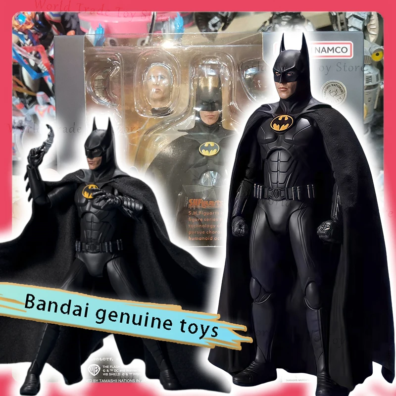 

【new】In stock genuine Bandai Batman Michael Douglas Keaton movie version joint movable figurine exquisite toy gift model