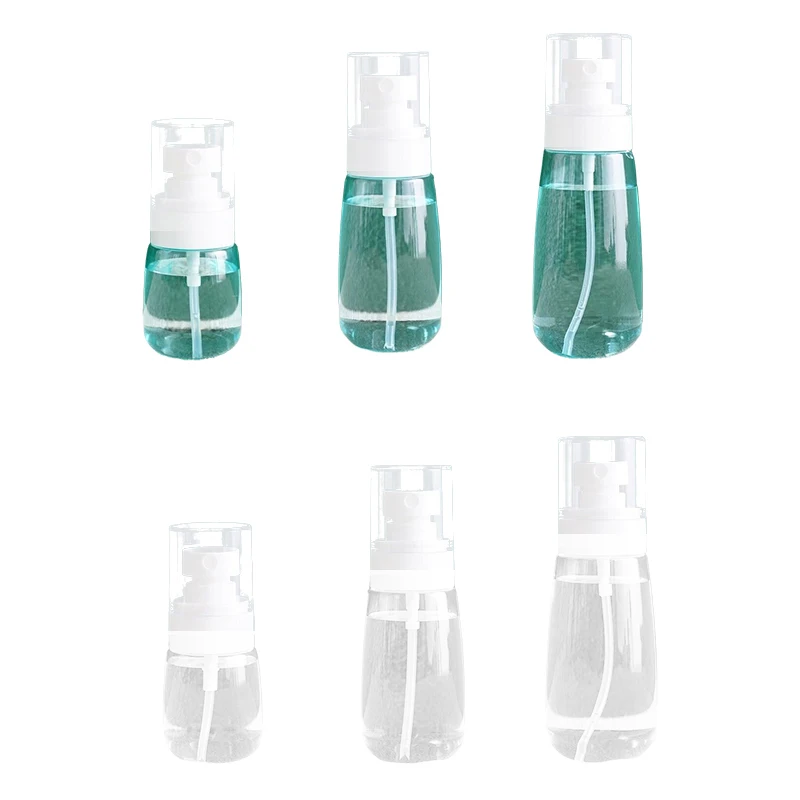 Portable 30/60/100ml Refillable Bottles Transparent Plastic Perfume Atomizer Mini Empty Spray Bottle Travel Accessories