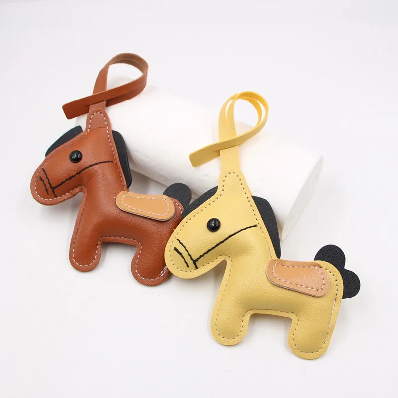 Vintage Color Cute Sausage Dog Bag Pendant Korean Ins Style Bow Bag Premium Accessories Hanging Rope