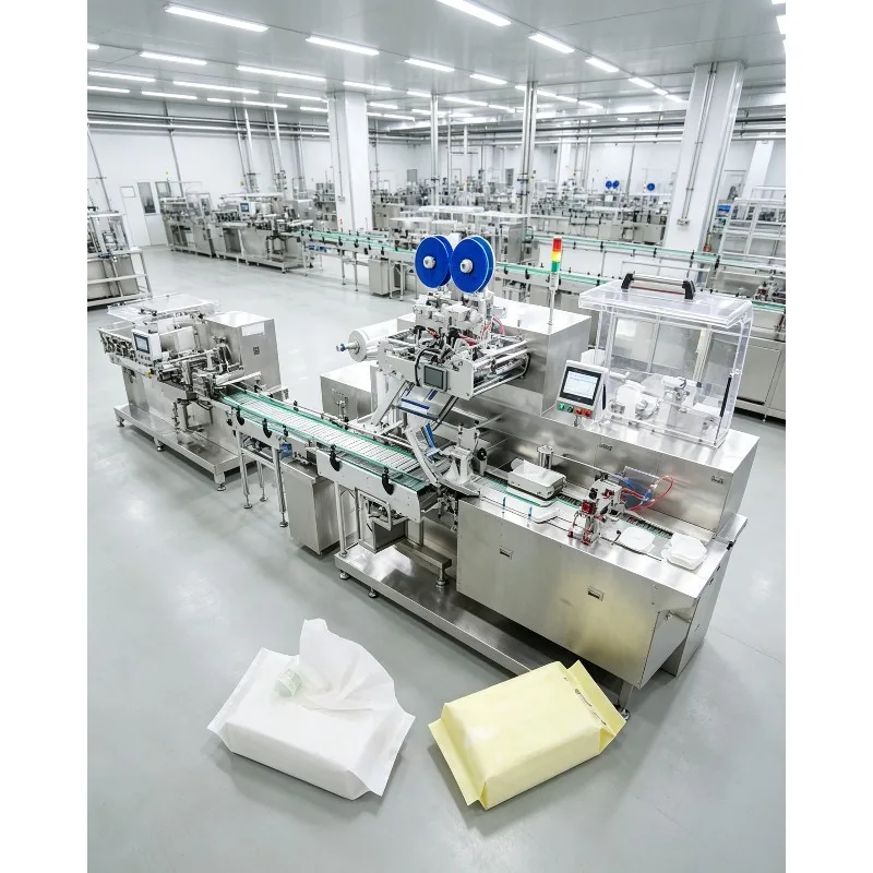 Wet Wipes Machine for Beginner Factory Price Wet Wipes Making Machine Wet Tissue Production Line