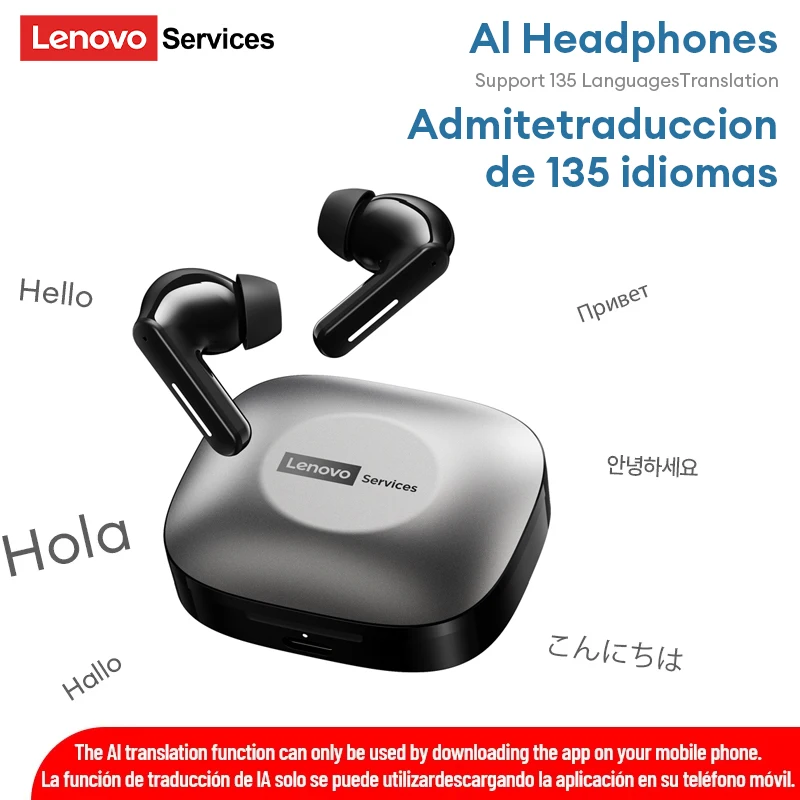 2026 Lenovo Originele LE209 Draadloze Koptelefoon TWS Bluetooth 6.0 In Ear Oordopjes Lange Batterijduur Koptelefoon Microfoon Stereo ENC Ruis