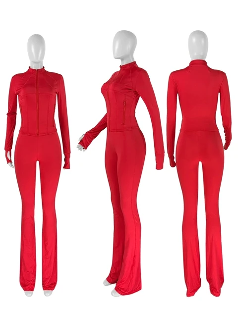 Streetwear Casual Tracksuit Sexy Women Two Pieces Club Matching Set High Street Pants – view 6