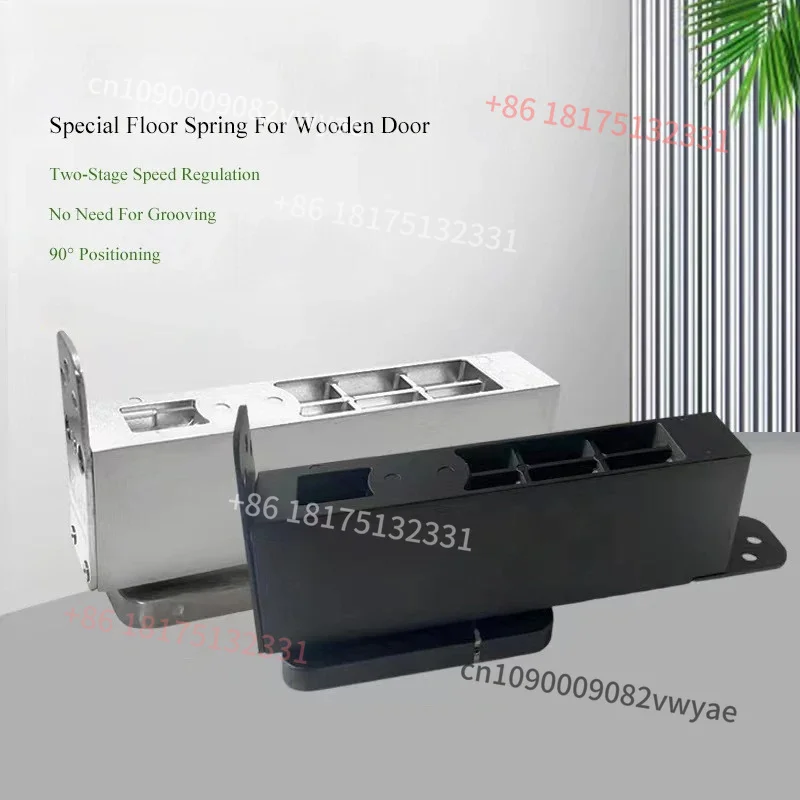 80Kg Heavy  2 Grade Adjustment Bottom Patch Close Floor Spring Pivot Hinge Wooden Aluminum Frame Mortise and tenon