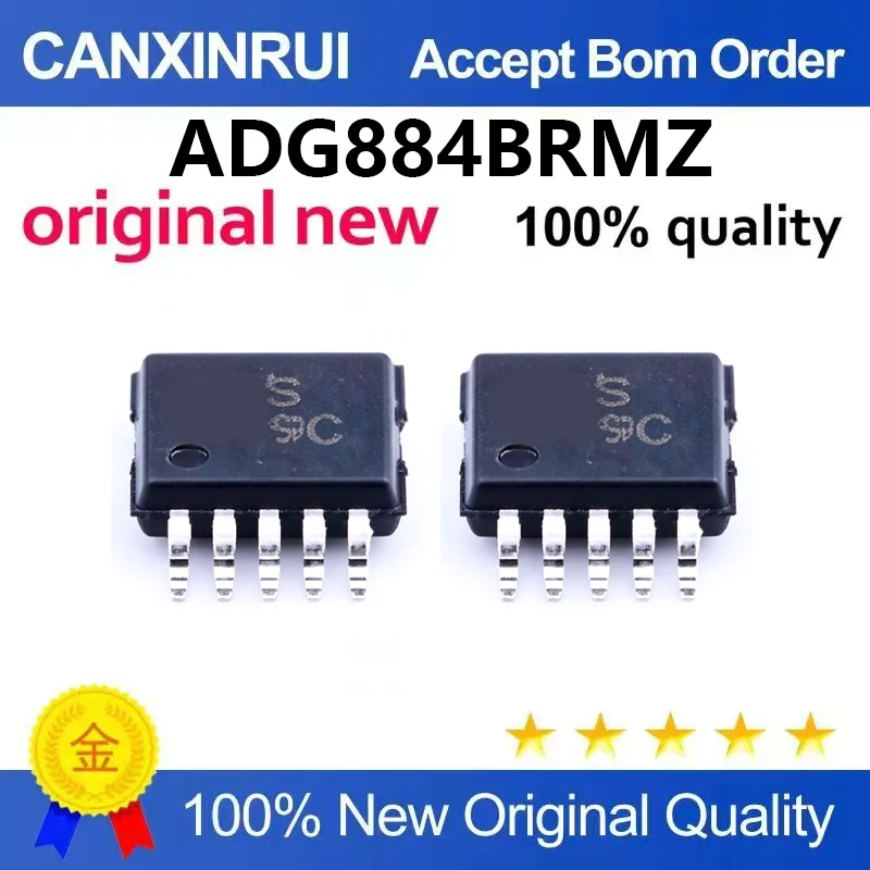 （5pcs-10pcs）Brand new original ADG884BRMZ-REEL7 ADG884BRM silk screen S9C analog switch MSOP10