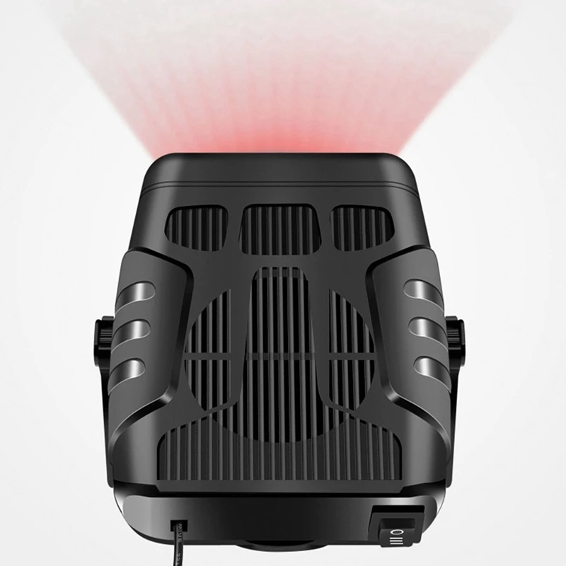 2X 4 In 1 12V 120W Car Heater Electric Cooling Heating Fan Electric Dryer Windshield Defogging Demister Defroster