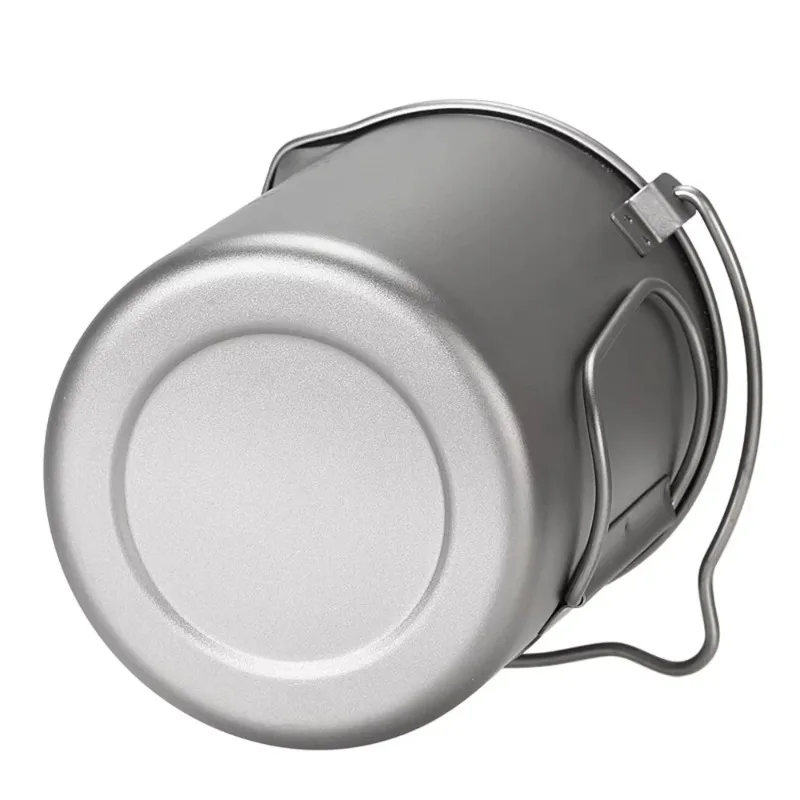 750ml Titanium French Press Coffee Maker Mug with Lid, Outdoor Camping Lightweight Coffee Cup Pot gallery 2