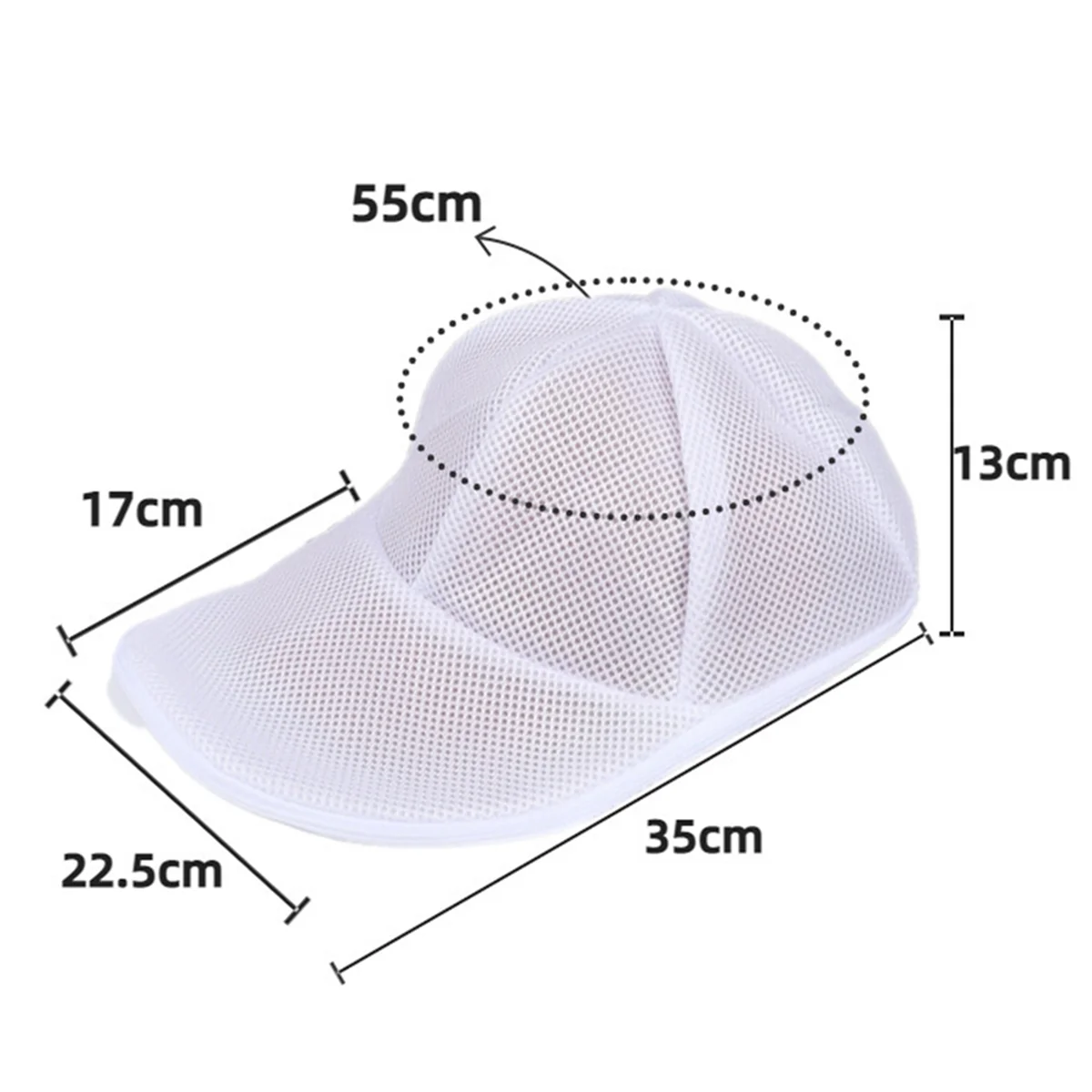 Simple Hat Wash Protector Baseball Cap Cleaner Laundry Bag Wash Hat Bag Washing Machine Mesh Bag New