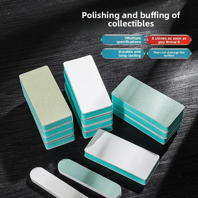 XMSJ Thick Sponge Sanding Blocks 30Pcs Four‑Side Different Grit Double‑Sided Abrasive Sponge for Grout Wall Paint Wood Furniture