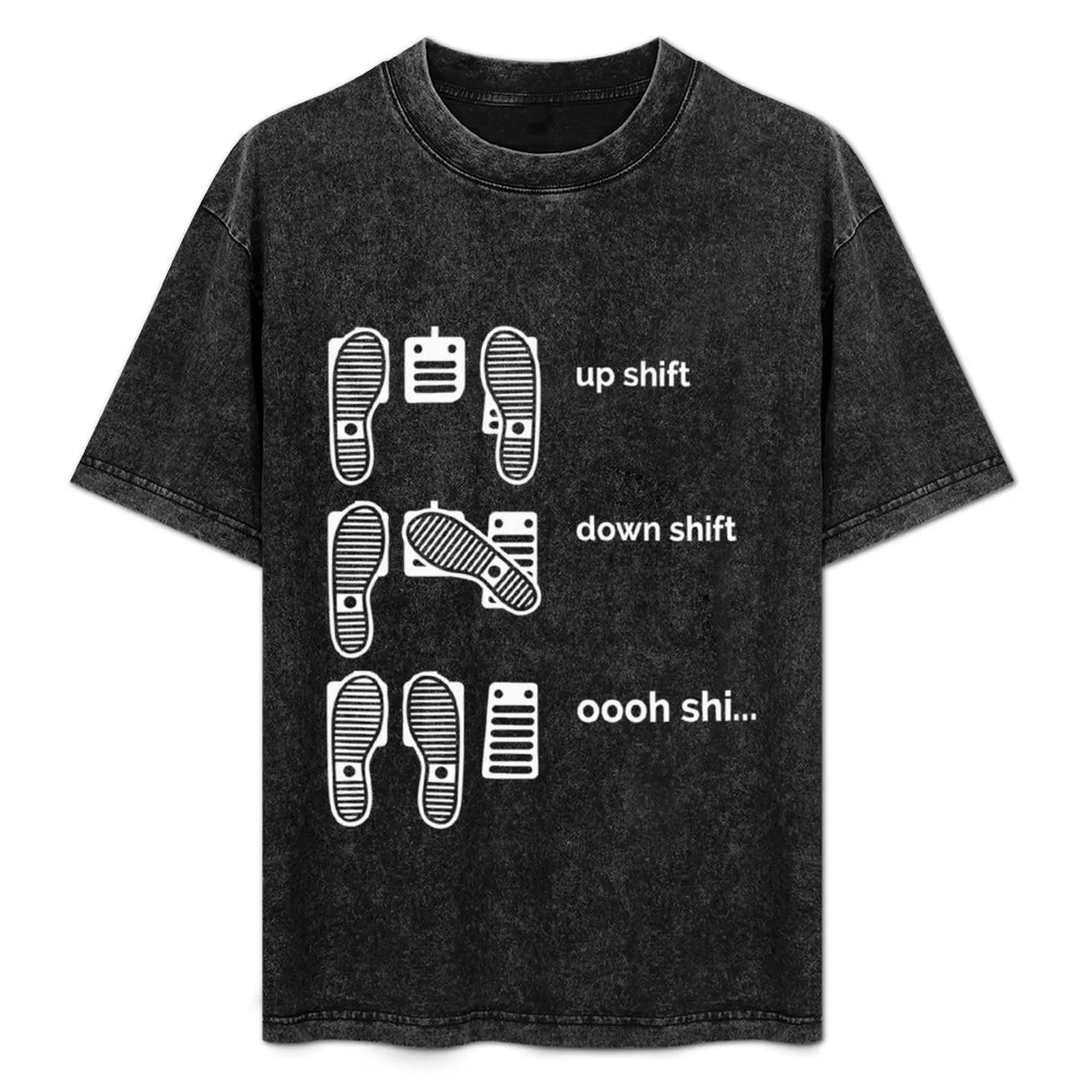 حتى التحول أسفل التحول Oooh شي سيارة عاشق سيارة غي سيارة مروحة المتحمسين والعتاد البنزين التائه صديقها هدية مضحك C تي شيرت