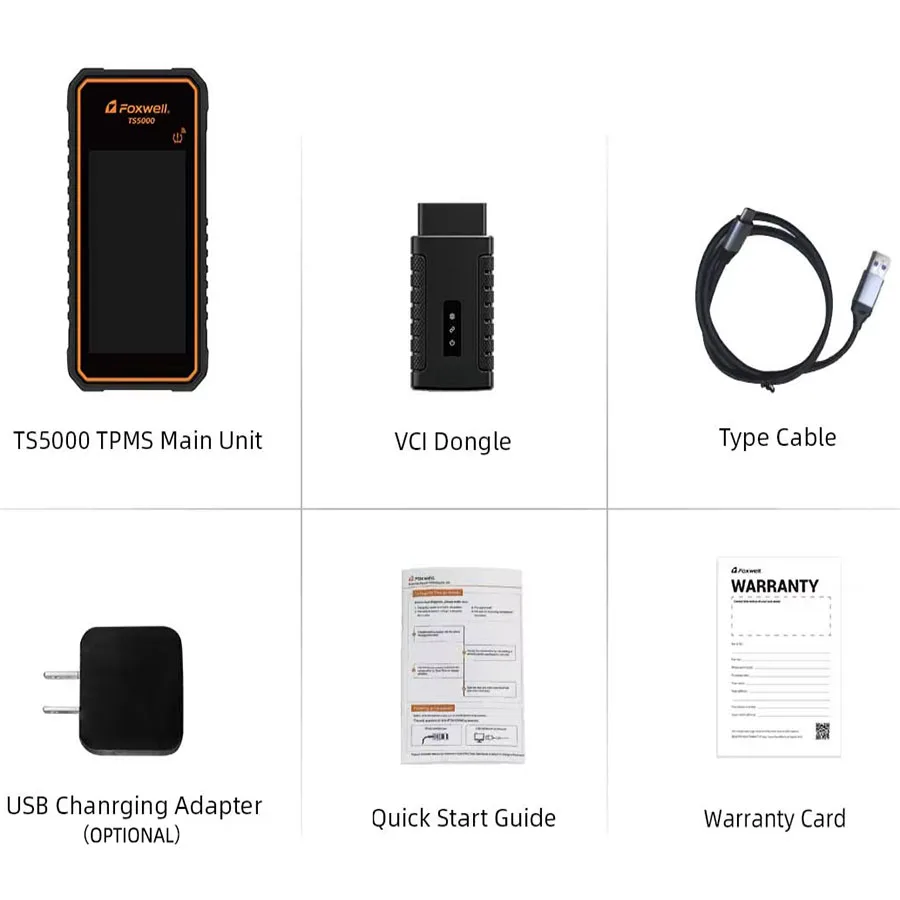أداة برمجة A + Foxwell TS5000 TPMS ماسح ضوئي تشخيصي يدعم ABS / BRT / DPF / حاقن / إعادة ضبط الزيت / برنامج أجهزة استشعار T20