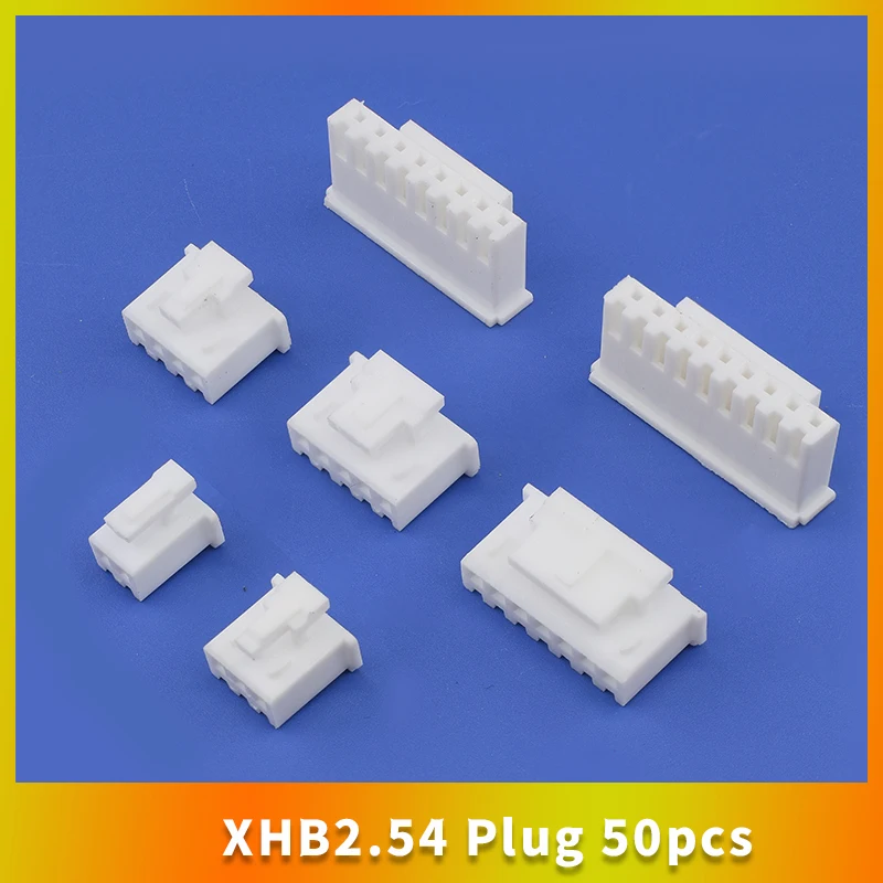 50 Stuks Xhb2.54 2.54Mm Socket Connector Pin Header Rechte Pin 2P-12P