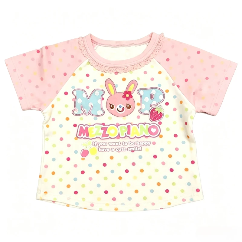 2026 Kawaii Clothing for Women Girls Y2K Crop Top Japanese Cute Printed T-Shirts Mini Skirts Outwear Casual Holiday Outfits view 2