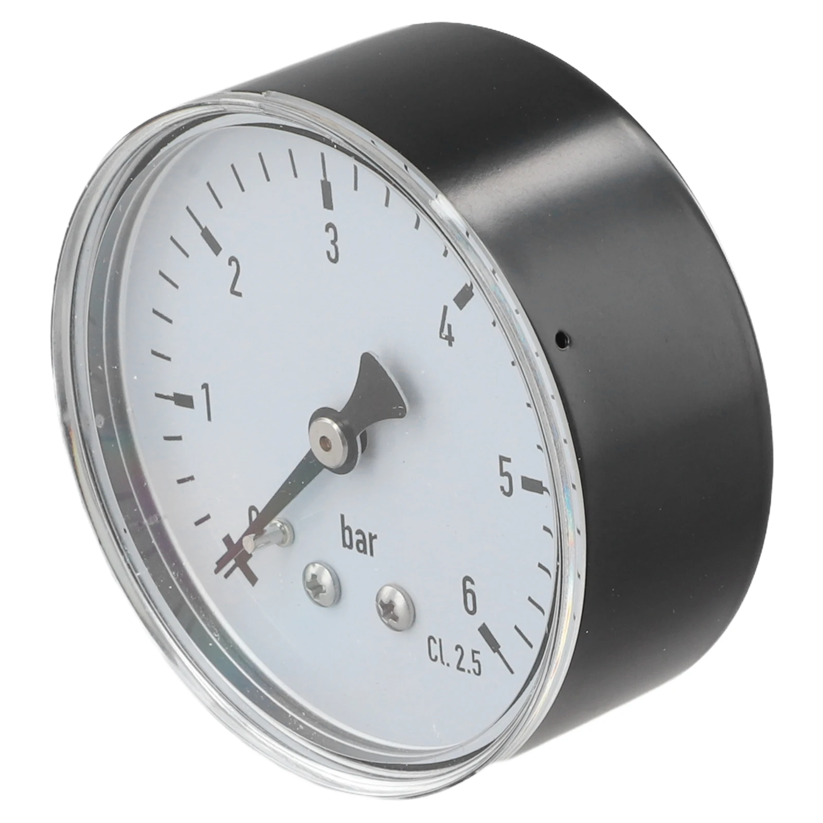 0-6 Bar 1/4 Inch For Axial Air Pressure Gauge Stainless Steel Water Pressure Meter For NPT Compressed Air System Industrial Tool