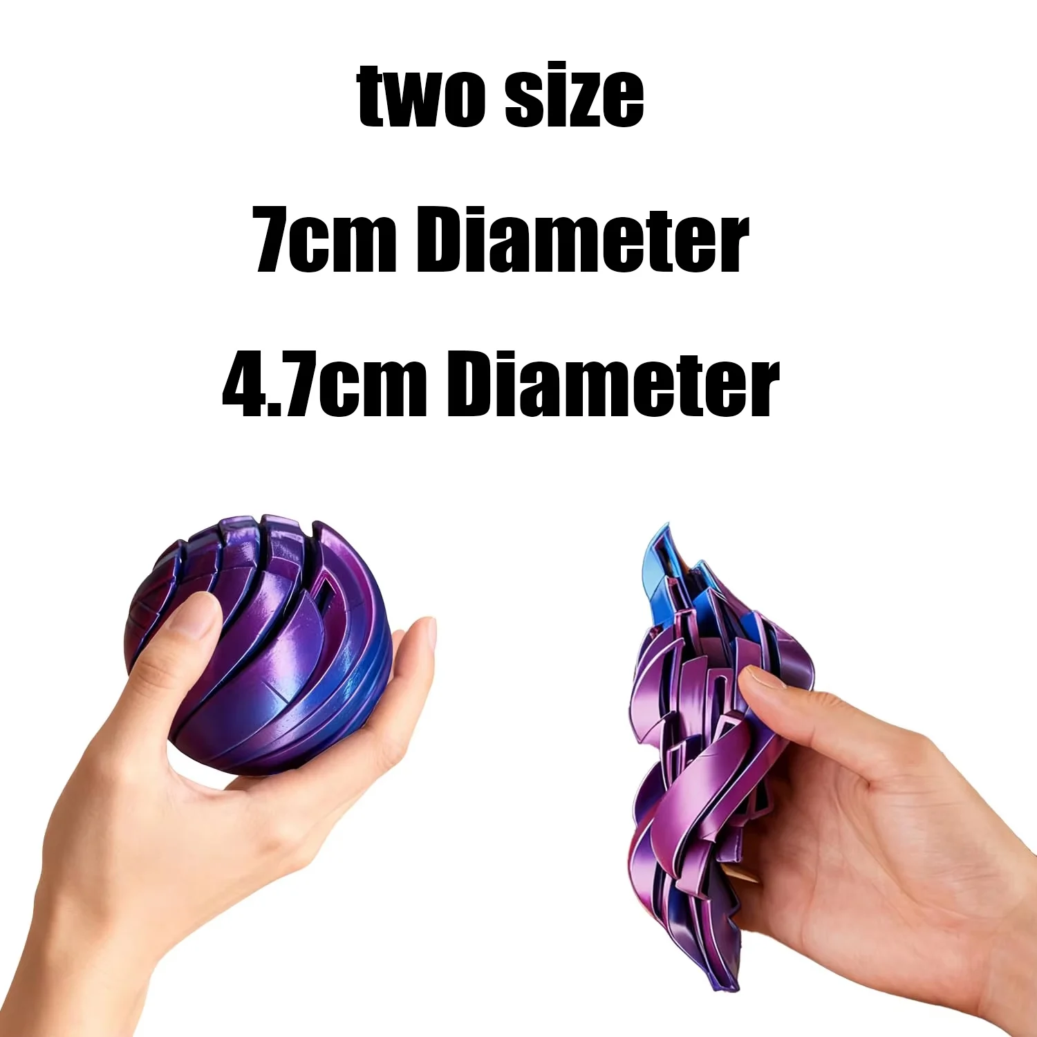 الإبداعية دوامة الفن الكرة ديكور المنزل زخرفة، التدرج 3D طباعة سطح المكتب الديكور المجال #2