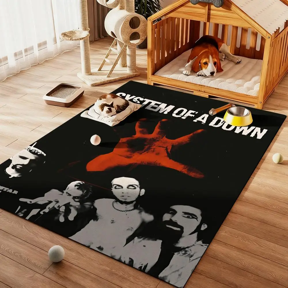 

S-System of a DownS Heavy Rock Floor Mat Diatom Bath Mat Absorbent Quick Dry Non-Slip TPR Backing Soft Plush Draining Rugs