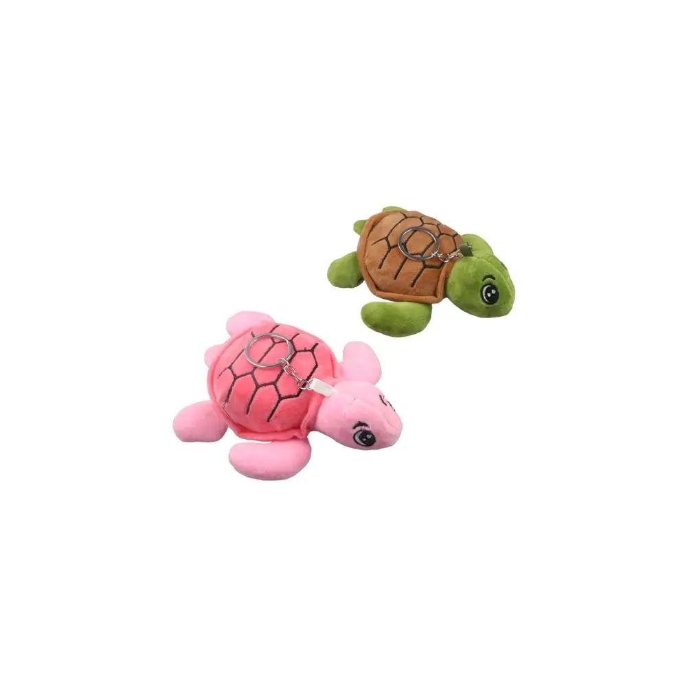 Soft Animal Key Chain Key Ring Bag Decor Turtle Plush Keyring Plush Tortoise Dolls Tortoise Plush Pendant Cute Turtle Keychain