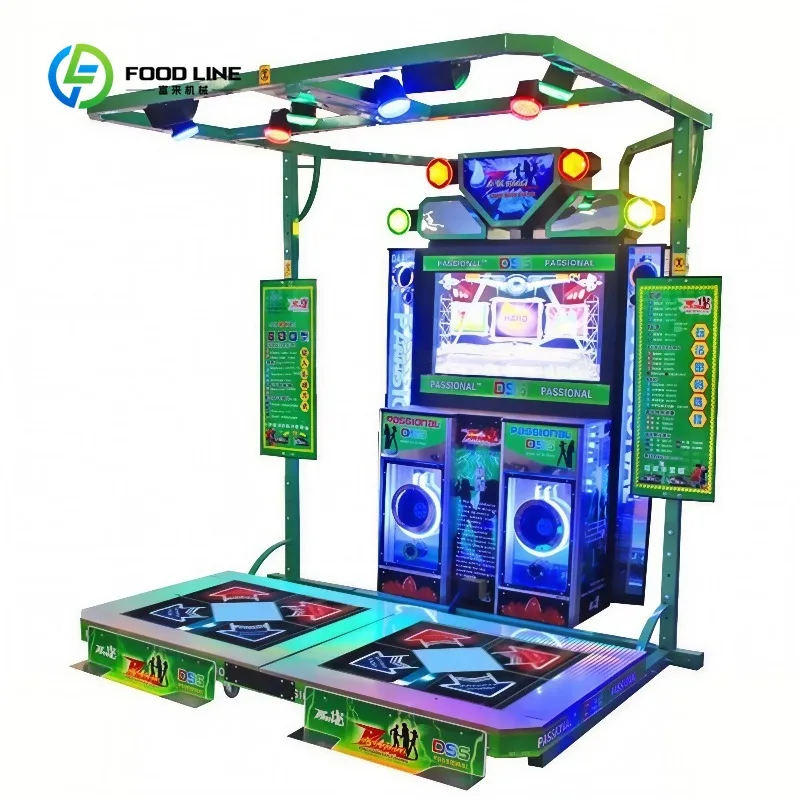 Customized Coin Operated Play Arcade Dance Station arcade Game Machine Music Rhythm Dance Revolution Arcade Machine for Sale