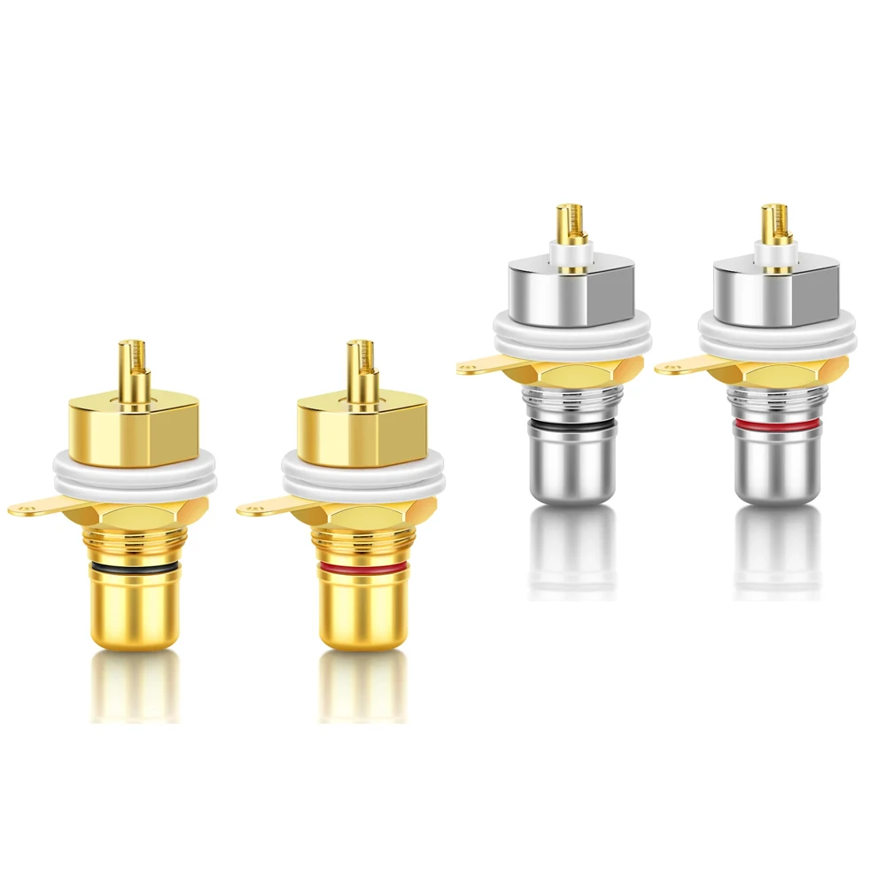 

Разъем RCA с родиевым покрытием, разъем для фонокорда, гнездовой разъем RCA, адаптер для крепления на панели, аудиоразъем