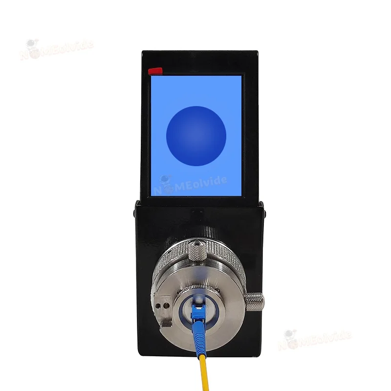 Fiber Optic Microscope Probe 400X Connect End Face Inspection With 3.5-Inch LED Display Screen Monitor