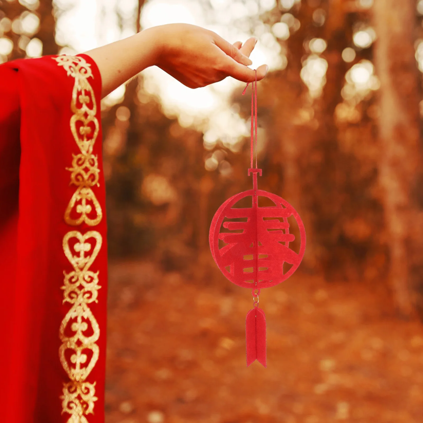 

6pcs Spring Festival Pendant Chinese New Year Hanging Decor For Home Door Tree Car Lunar New Year Party Supplies Festive