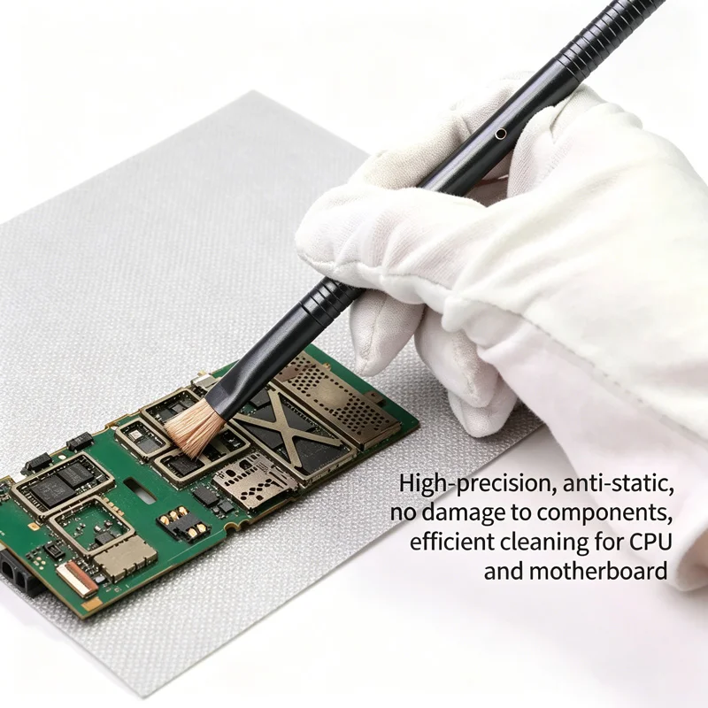 Cell Phone IC BGA CPU Pry Scraper Tool Set Multi Blades Dust Brushes For Motherboard Glue Removing Maintenance Hand Kit