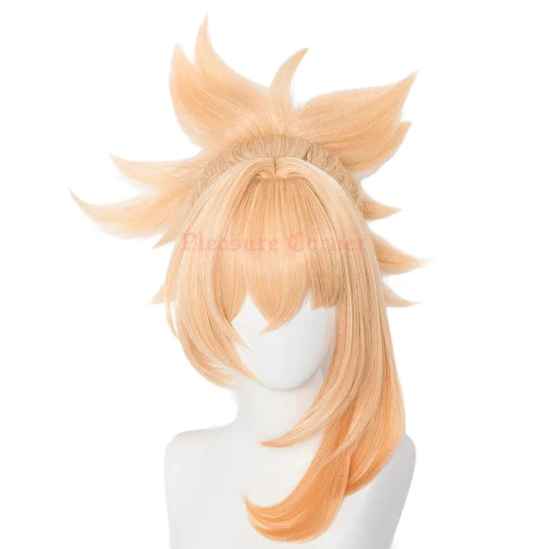 

2025 12 Genshin Impact Yoimiya Cosplay Wigs Props Heat Resistant Synthetic Anime wig Built In Hairnets