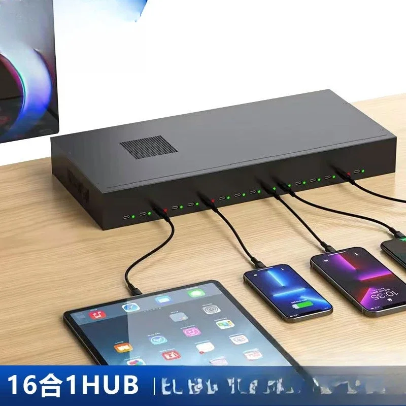 Industrial HUB server, transmission data stabilization hub, anti-static pulse expansion USB multi-interface