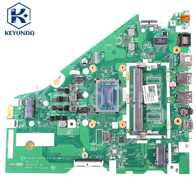 NM-C101 For LENOVO Ideapad L340-15API L340-17API Laptop Motherboard 5B20S41833 5B20S41811 R3 R5 Notebook Mainboard Full Tested