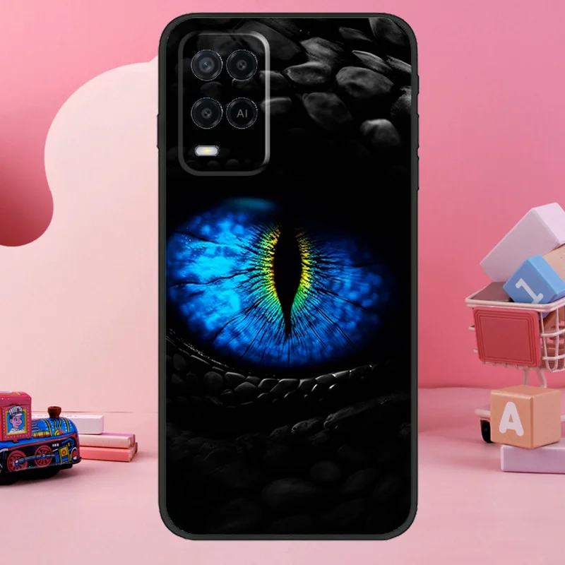 Dragon Eye Gothic Case For OPPO A74 A94 A54 A17 A57 A77 A5 A9 A53 S A15 A16 A76 A96 A52 A72 A58 A78 A98 Coque