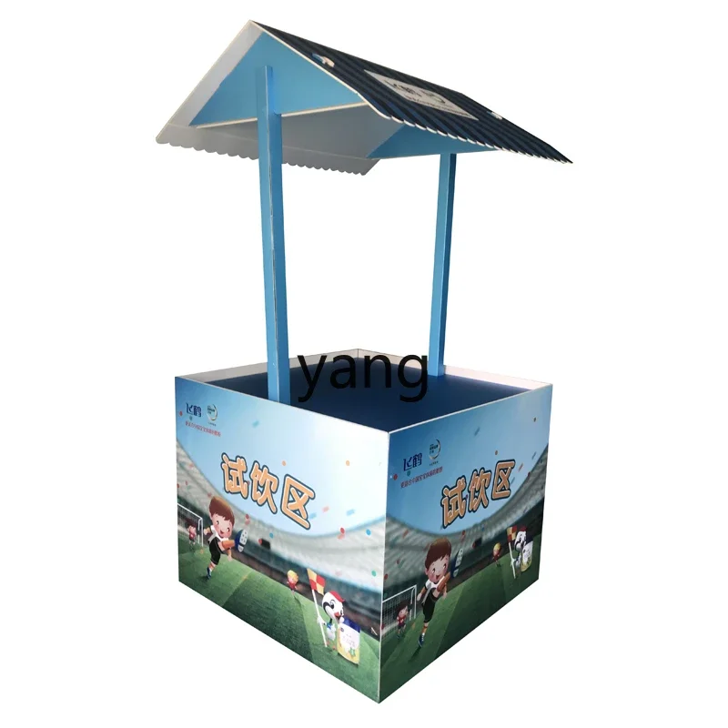 CX shopping mall display mobile stack head snack cart display stall table promotion float