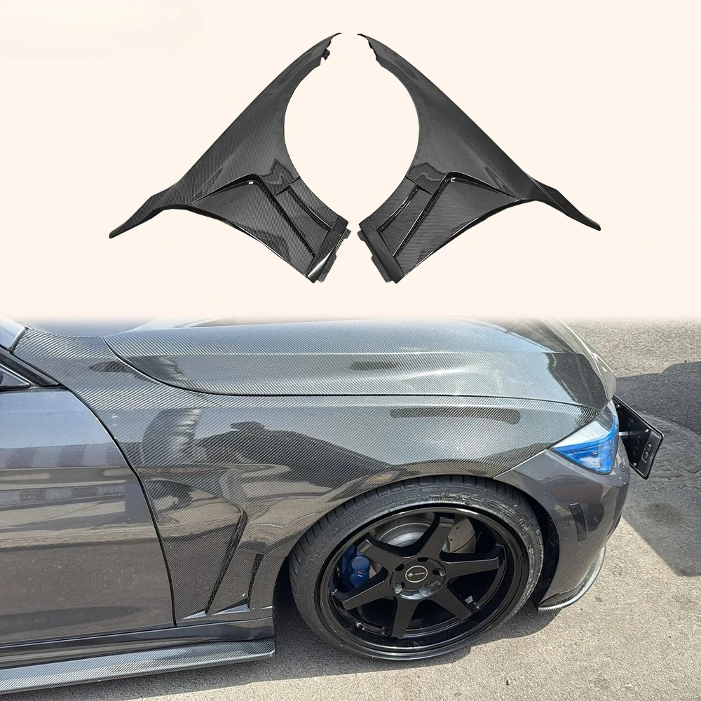 Suitable for BMW 13-20 4 Series F32 F33 F36 body kit carbon fiber KZ type front ventilation cooling fender