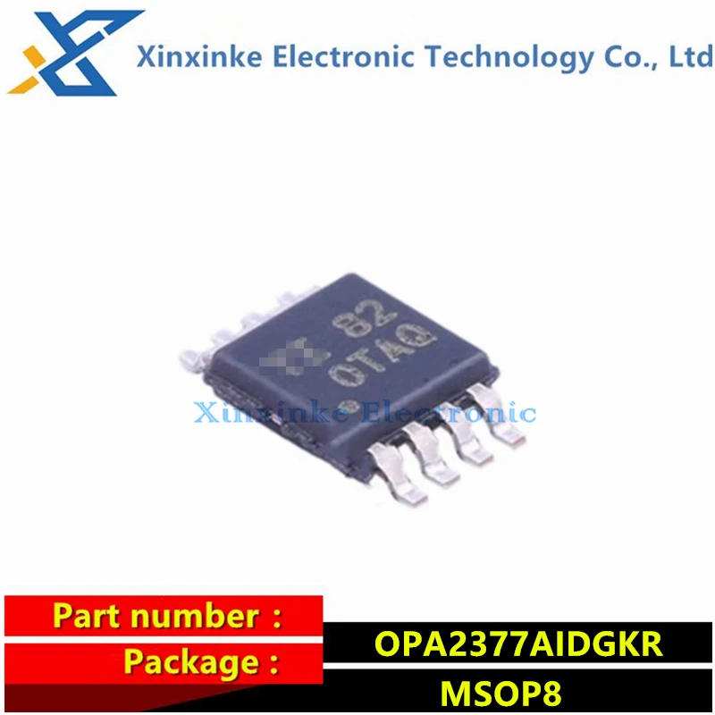 OPA2377AIDGKR VSSOP-8 Mark:OTAQ Precision Amplifiers Low-Cost Low Noise 5MHz CMOS Op Amp Rail-to-Rail Brand New Original