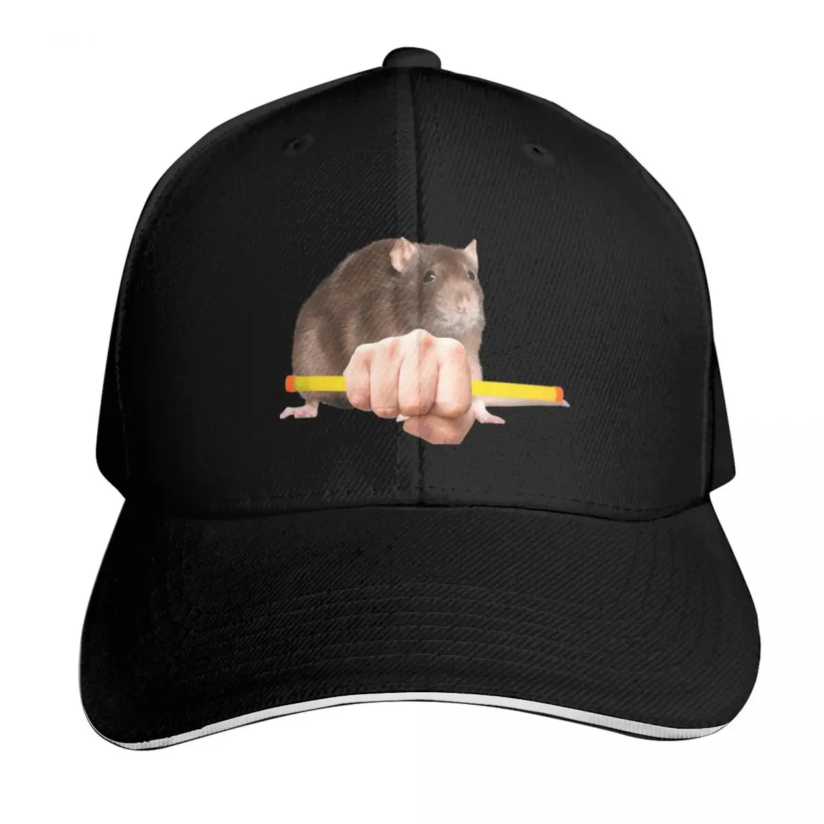 Groan tube Noise Tube Rat Ratto Meme Gift Sticker Rat Lover Baseball Cap Men Women Casual Summer Sport Sun Cap